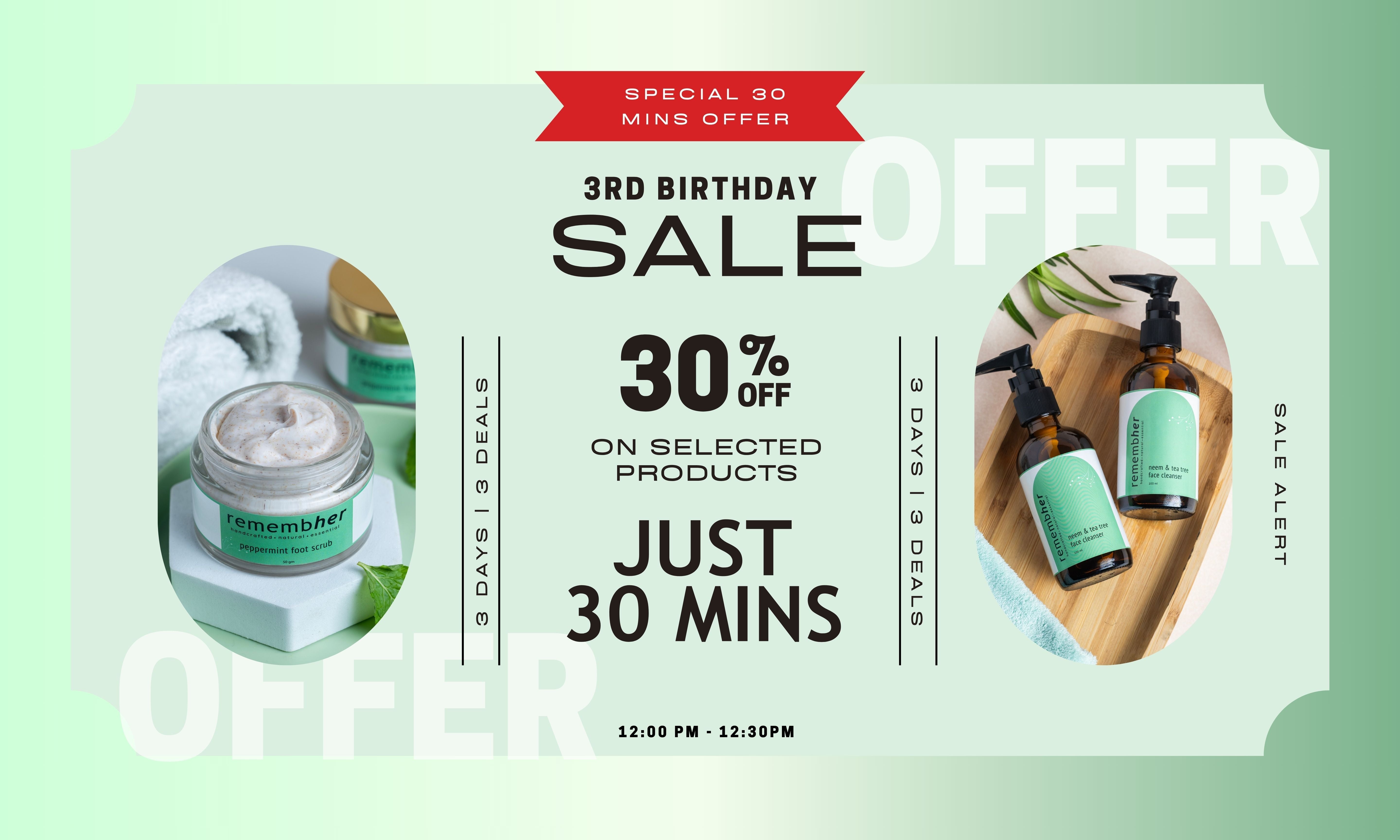 🎉 Birthday Bash Alert – 30 Minutes of Joy! 🎉