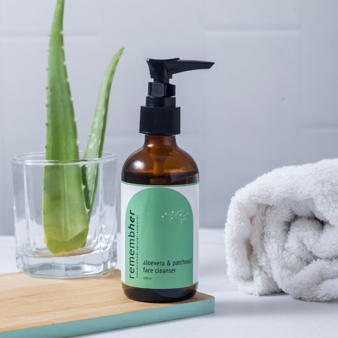 Aloe vera & Patchouli cleanser for dry skin - 100 ml