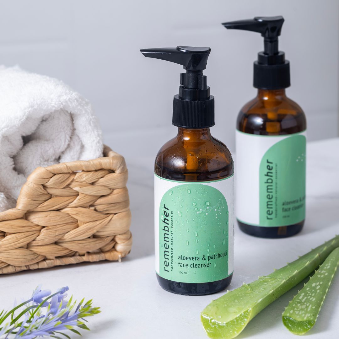 Aloe vera & Patchouli cleanser for dry skin - 100 ml