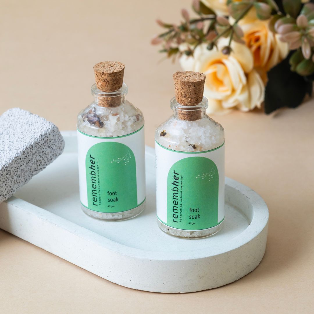 Foot soak with rose & lavender - 45 gm