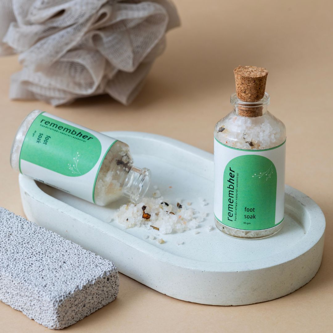 Foot soak with rose & lavender - 45 gm