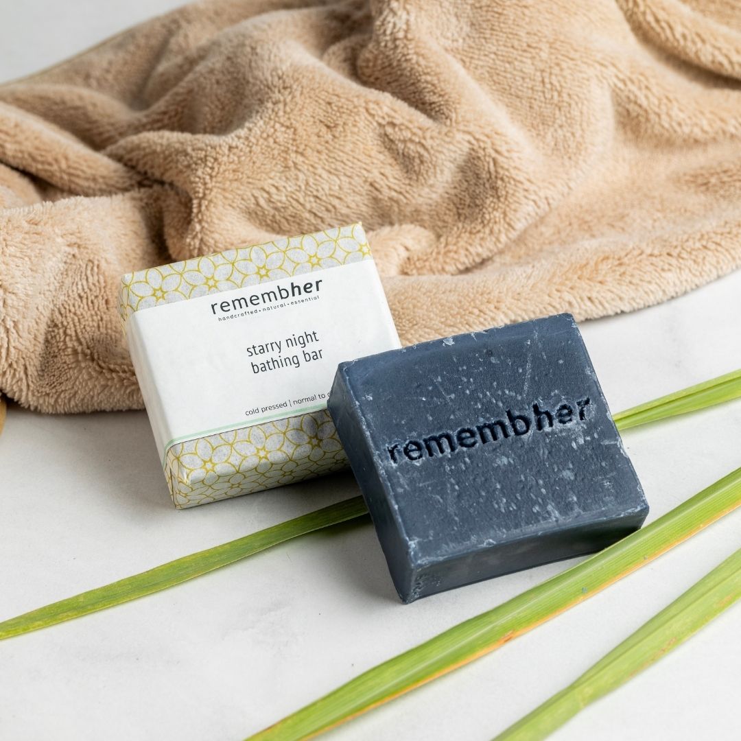 Starry Night Lemongrass Bathing Bar/ Soap - 75gm