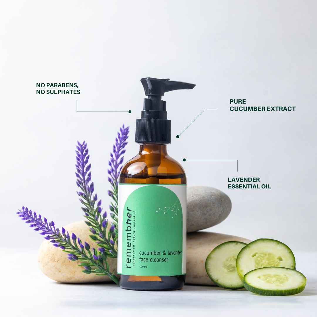 Cucumber & Lavender Face cleanser for normal skin - 100 ml